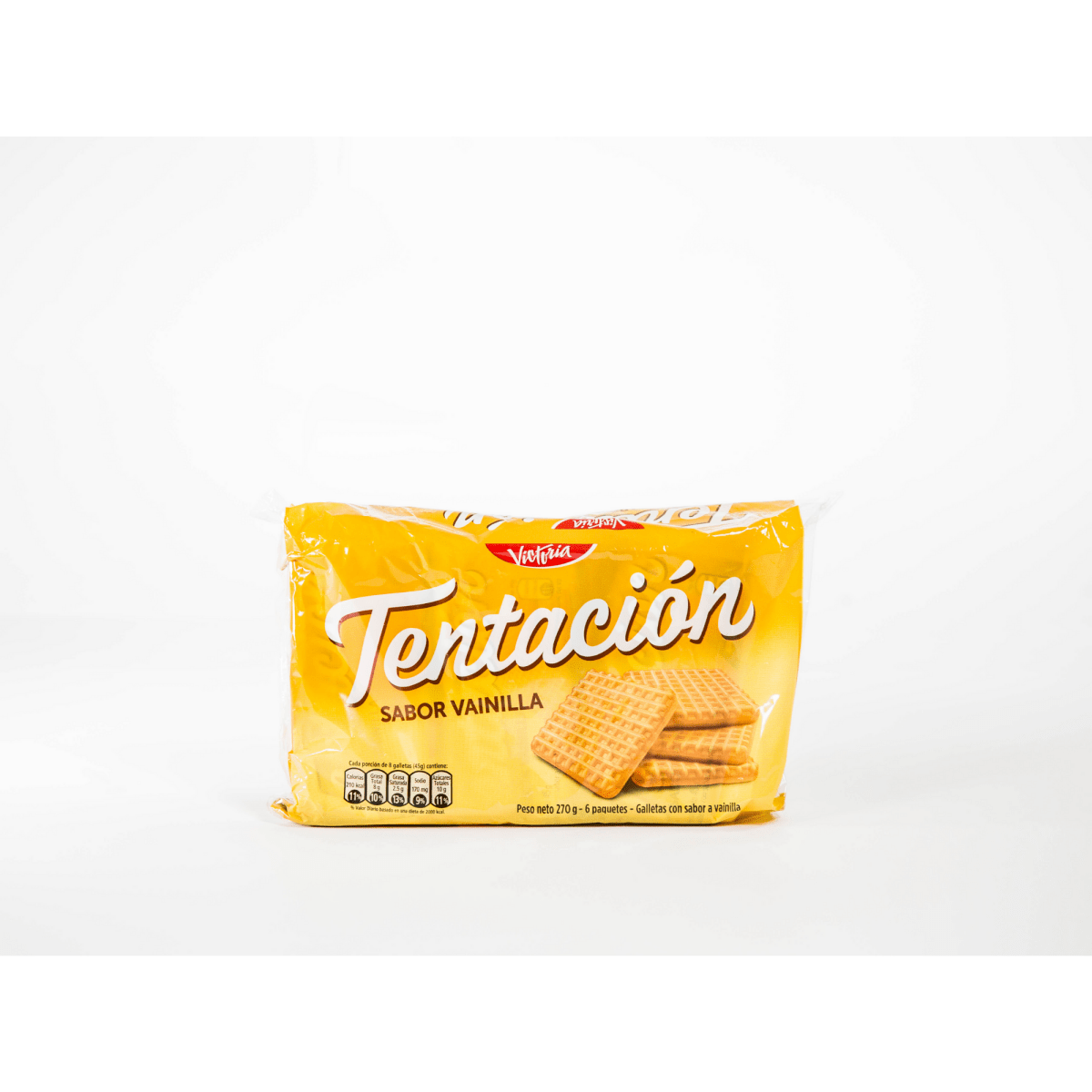 Tentación sabor vainilla pack x 6 unid.