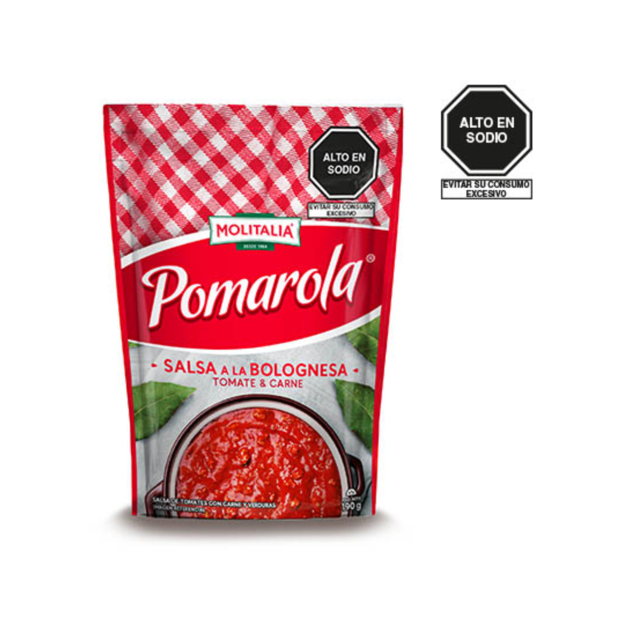 Pomarola salsa roja con carne 170 GR