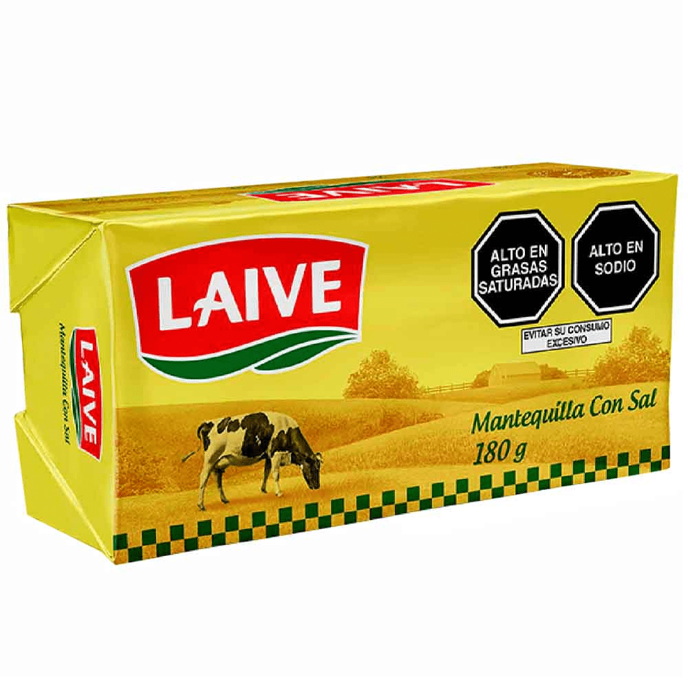 Laive mantequilla c/ sal barra 180 gr.