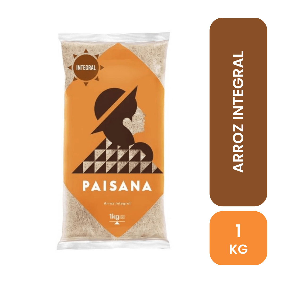 Paisana arroz integral x 1 kg