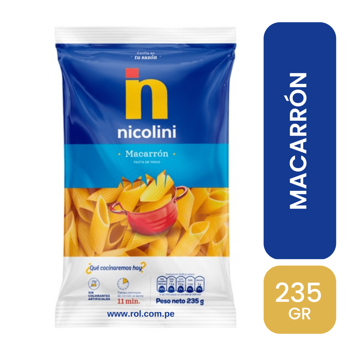 Nicolini canuto rayado 235 gr