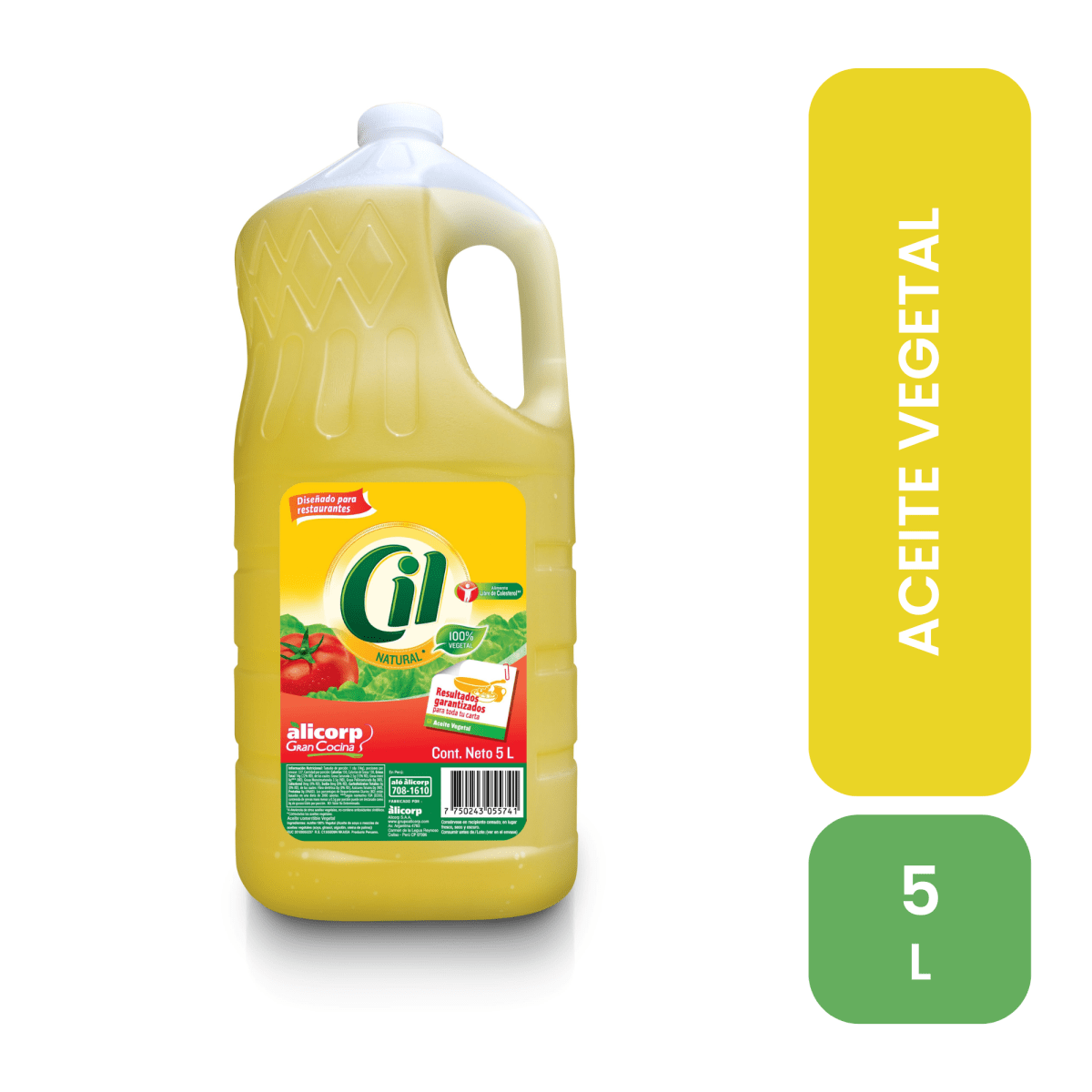 Cil aceite vegetal 5 L