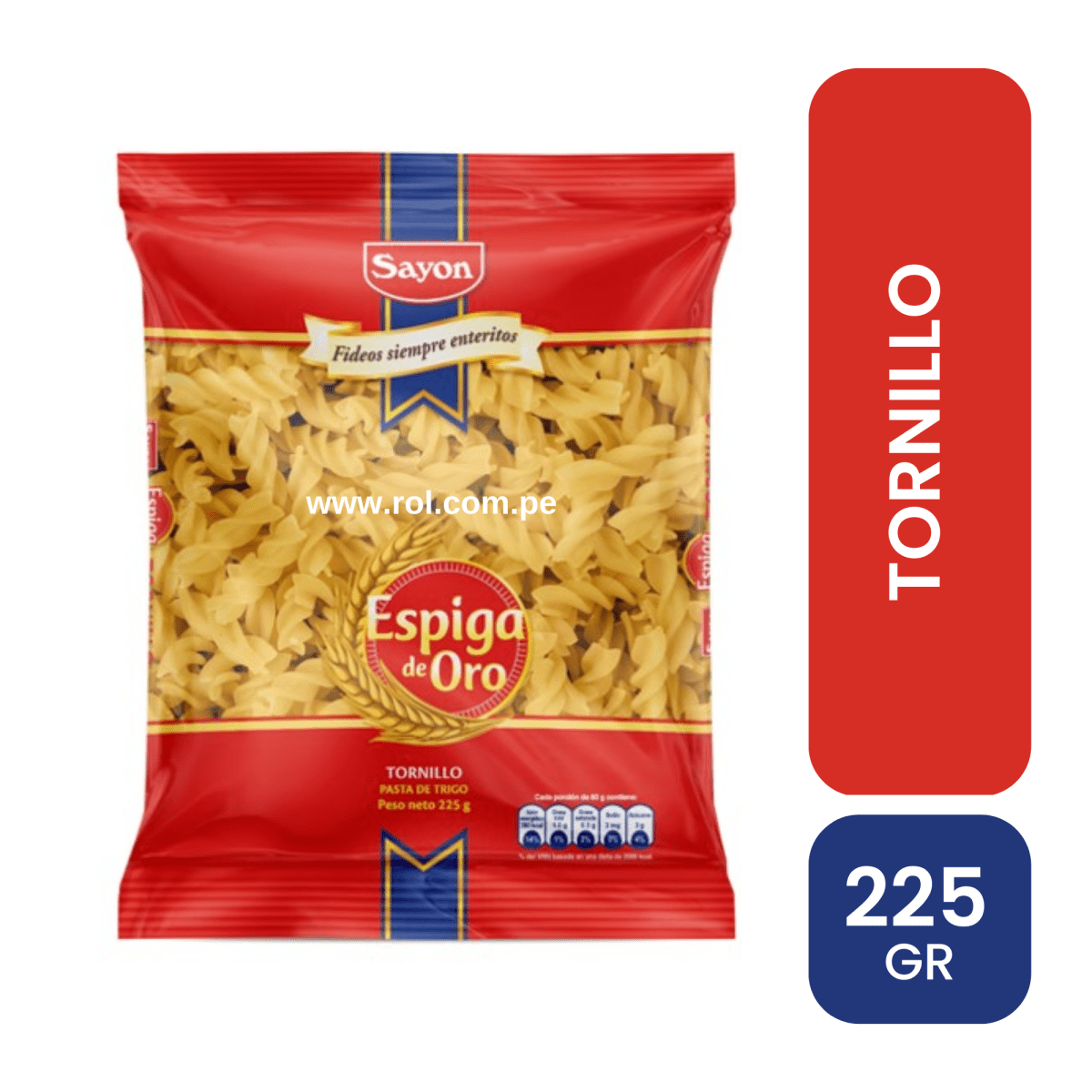 Espiga de oro tornillo 225 gr