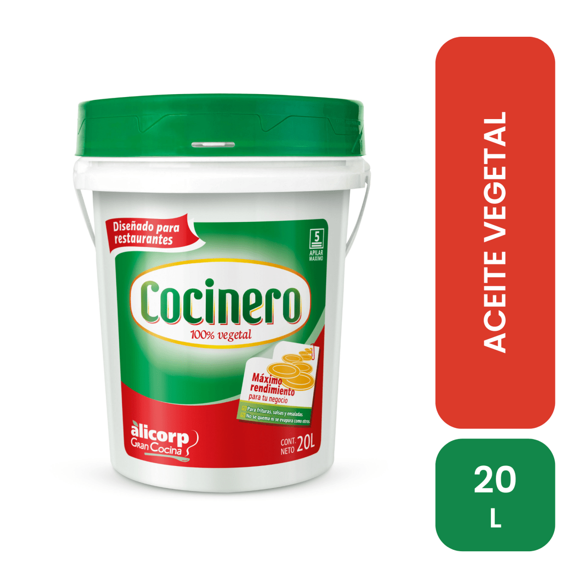 Cocinero aceite 20 L