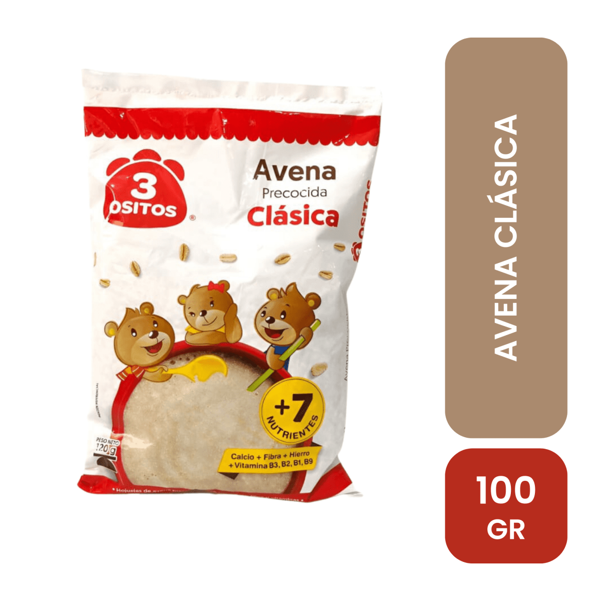 3 ositos avena 100 GR