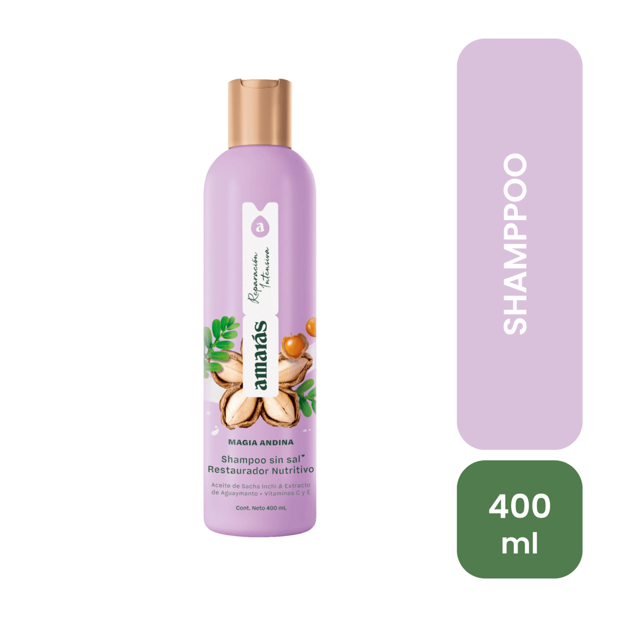 Amarás shampoo magia andina 400 ml