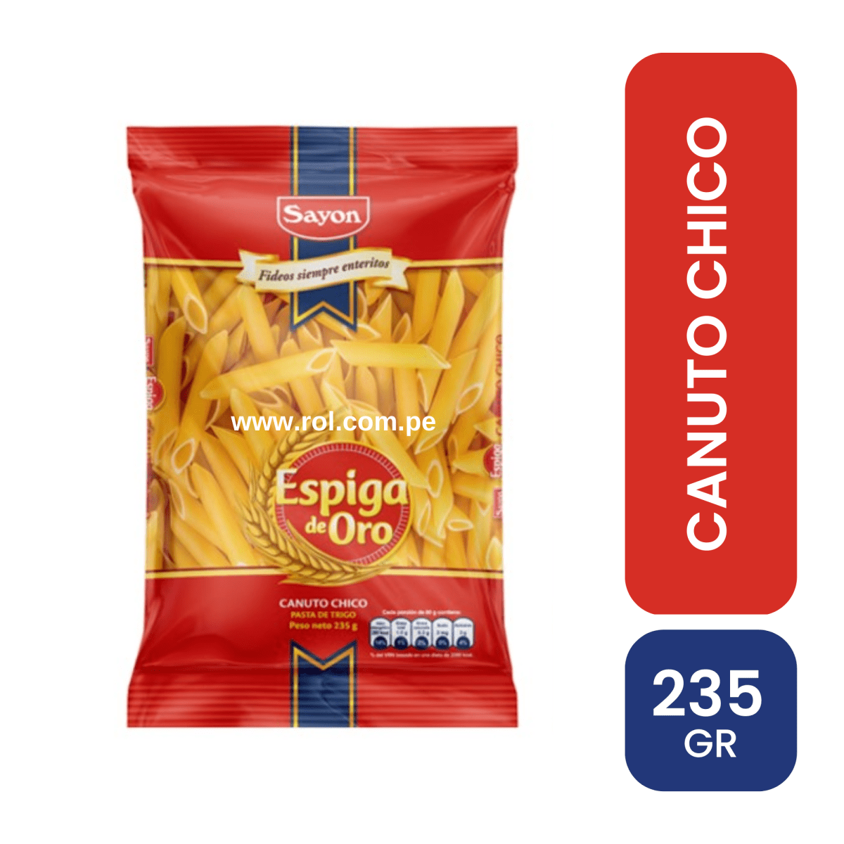 Espiga de oro canuto chico 235 GR