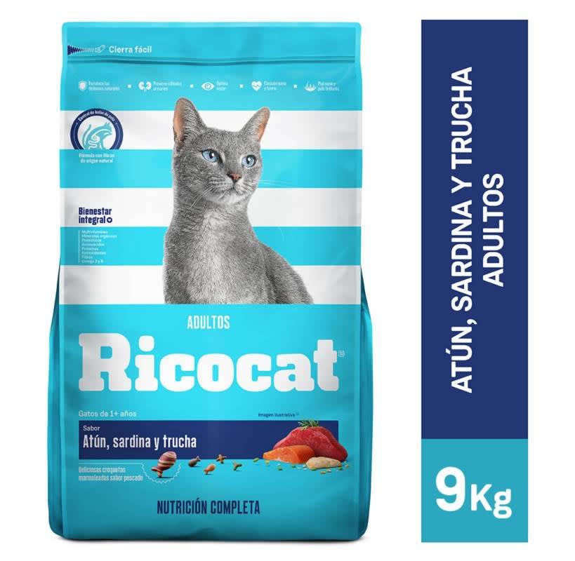 Saco Ricocat atún , sardina y trucha  X 9 KG