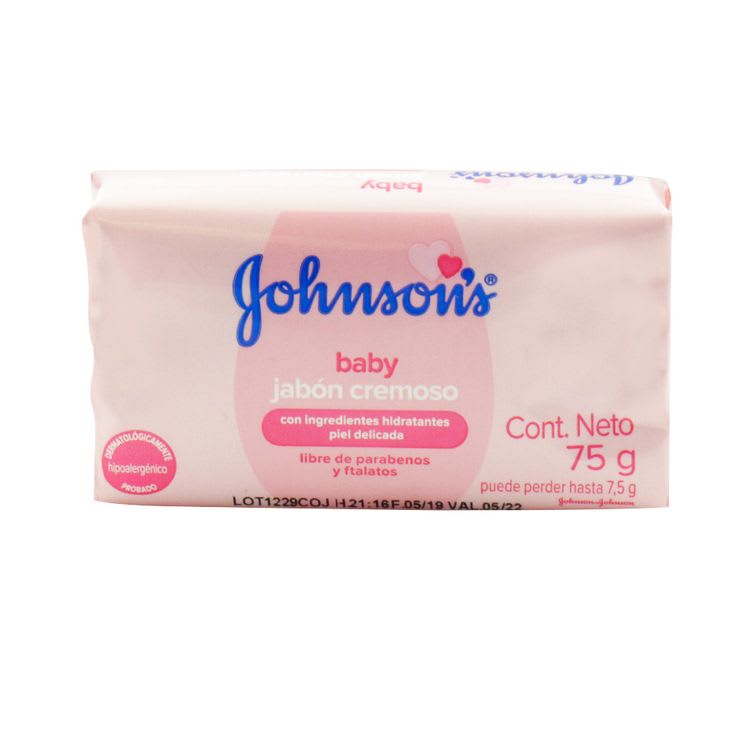 Johnsons baby jabon cremoso 75 gr