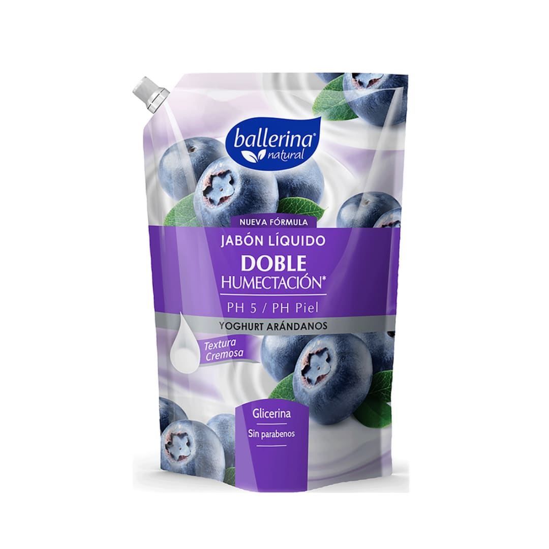 Ballerina jabón liquido yogurt arándanos 750 ML