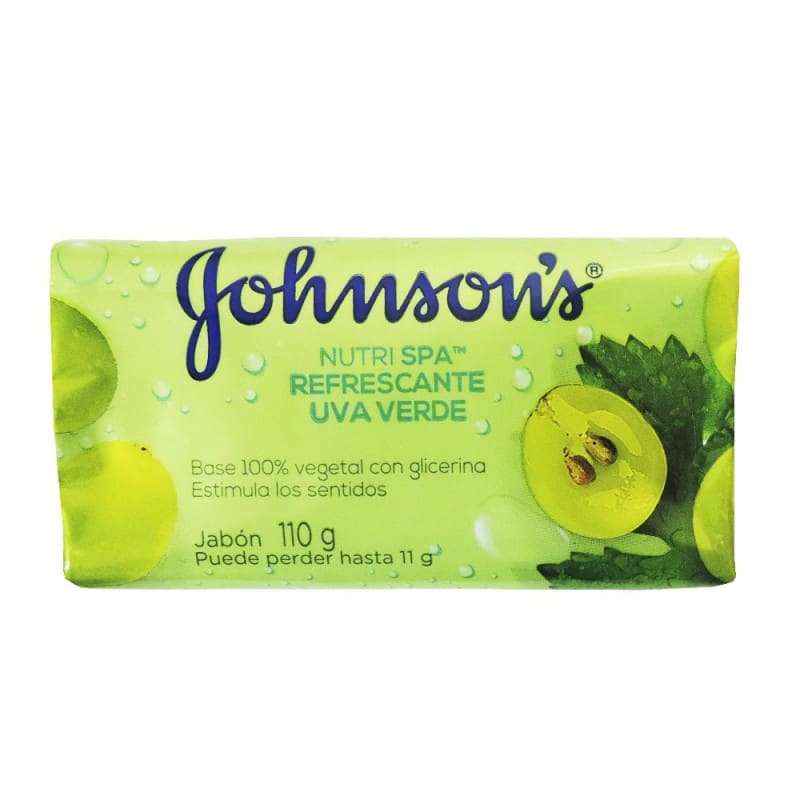 johnsons jabón uva verde 110 gr 