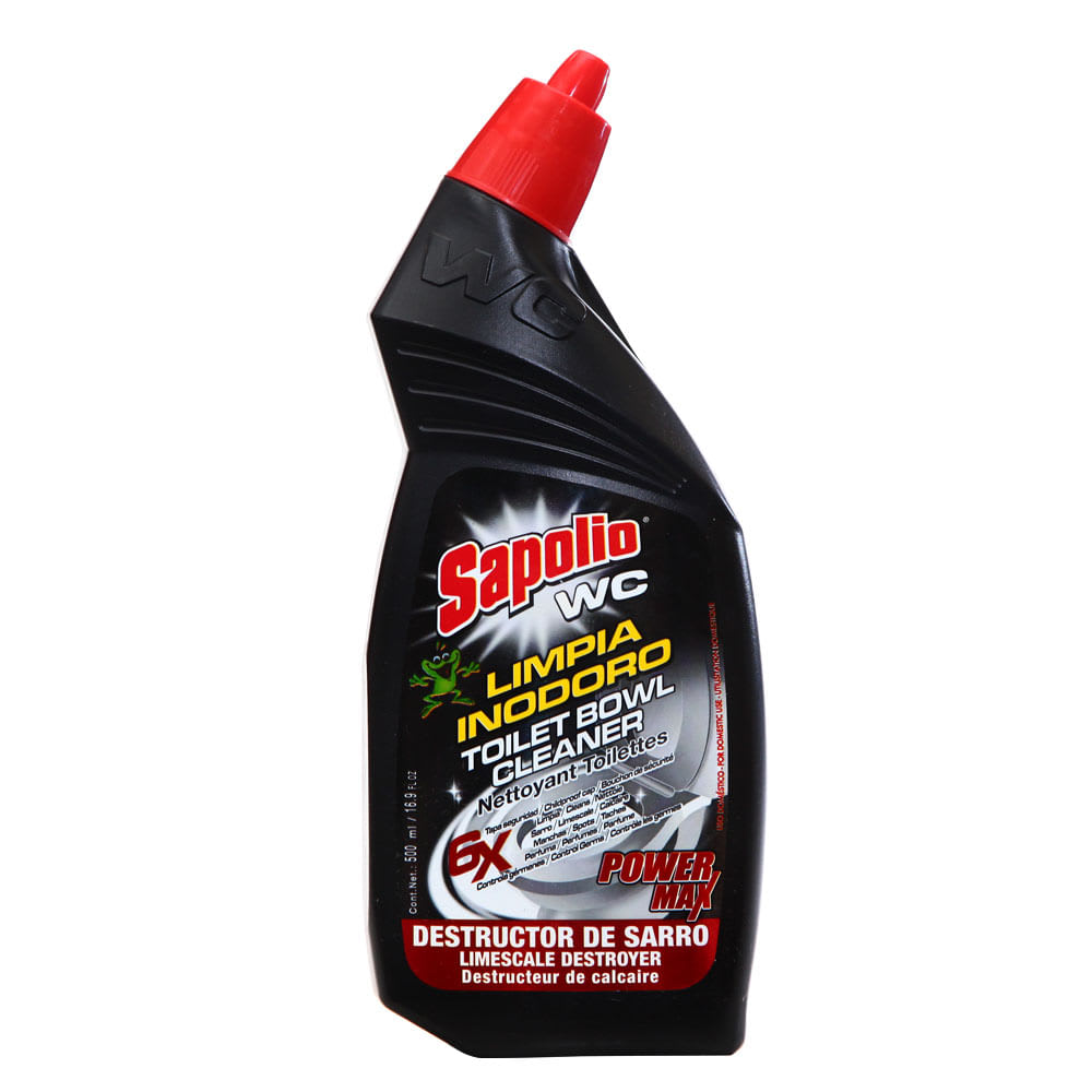 Sapolio wc limpia inodoro negro 500 ml