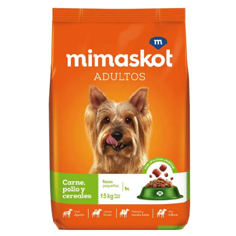 Saco mimaskot adulto razas pequeñas X 15 KG