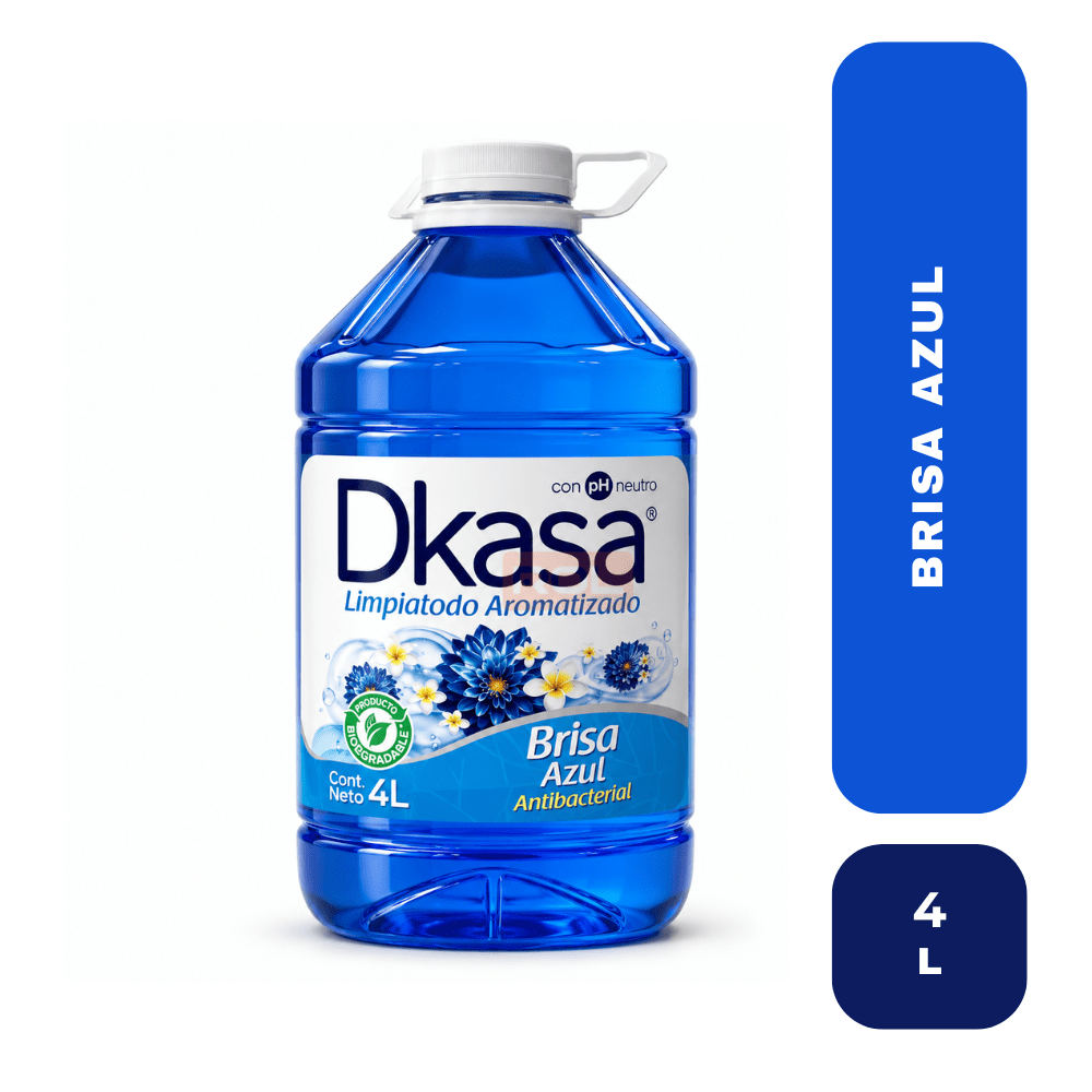 Dkasa  limpiatodo brisa azul Antibacterial 4L