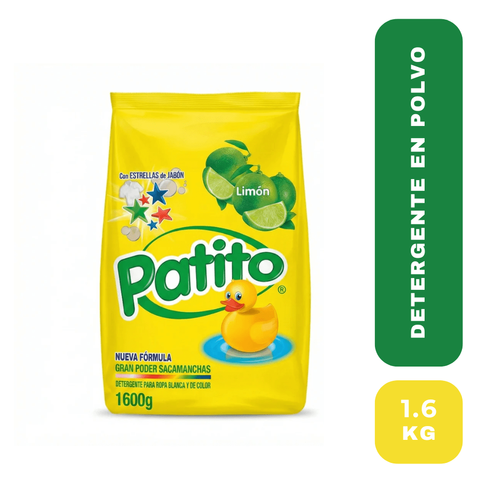 Patito detergente aroma limon 1.6kg