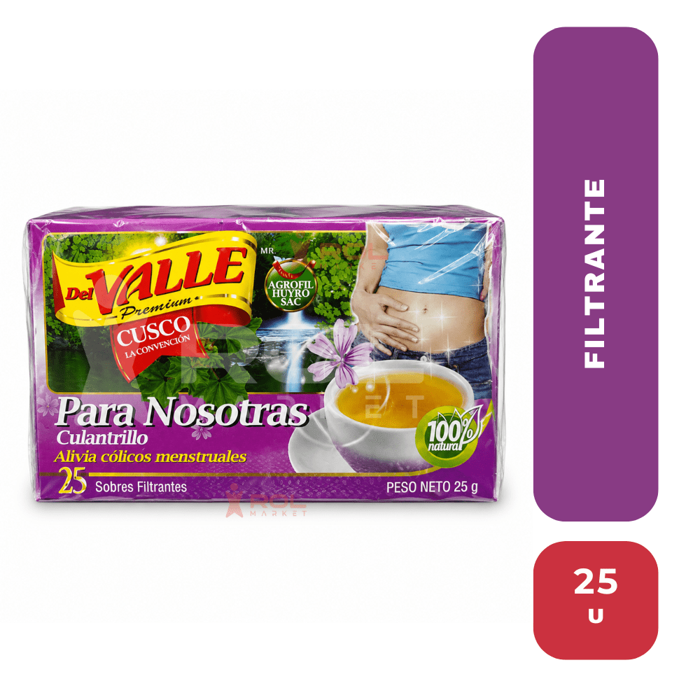 Del valle para nosotras x 25 unidades