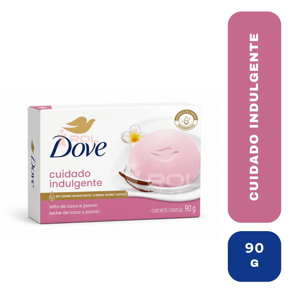 Dove jabón cuidado indulgente coco 90 gr