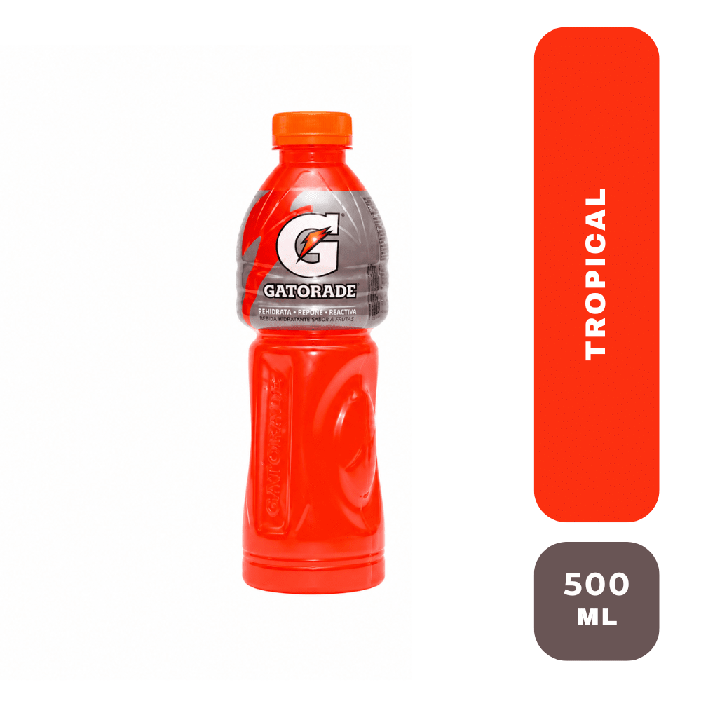 Gatorade sabor tropical Plastico 500 ml