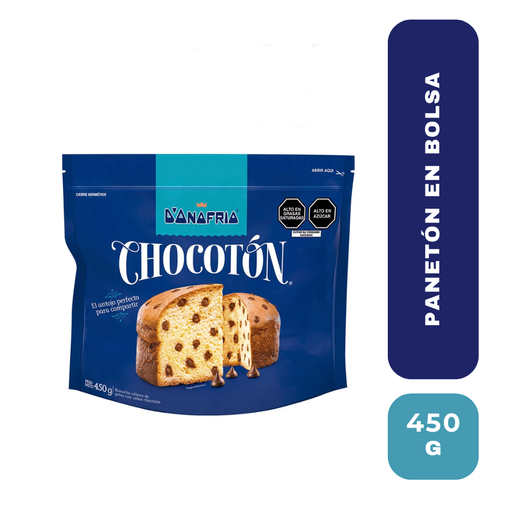 Donofrio chocotón en bolsa 450g