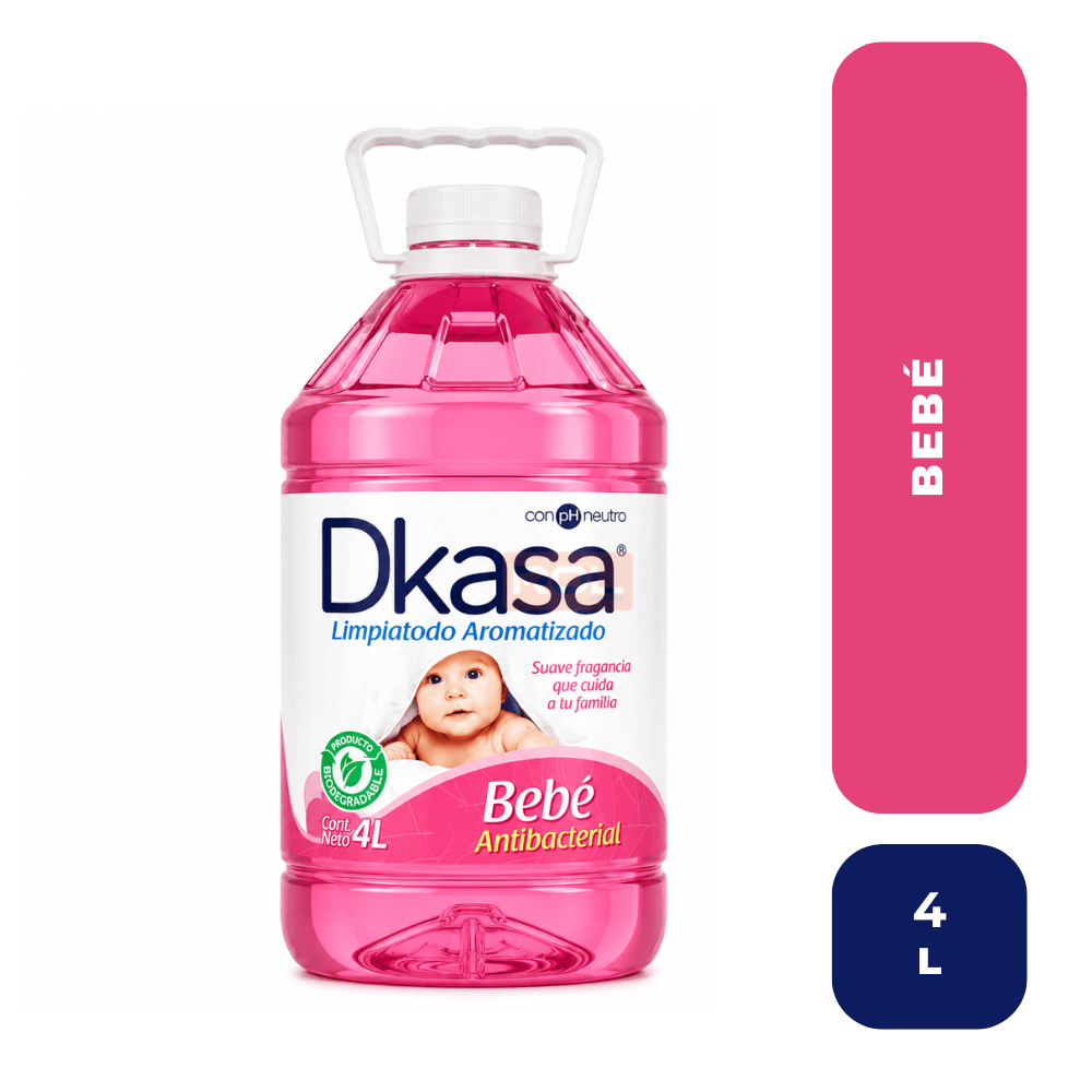 Dkasa limpiatodo bebe antibacterial 4 LT