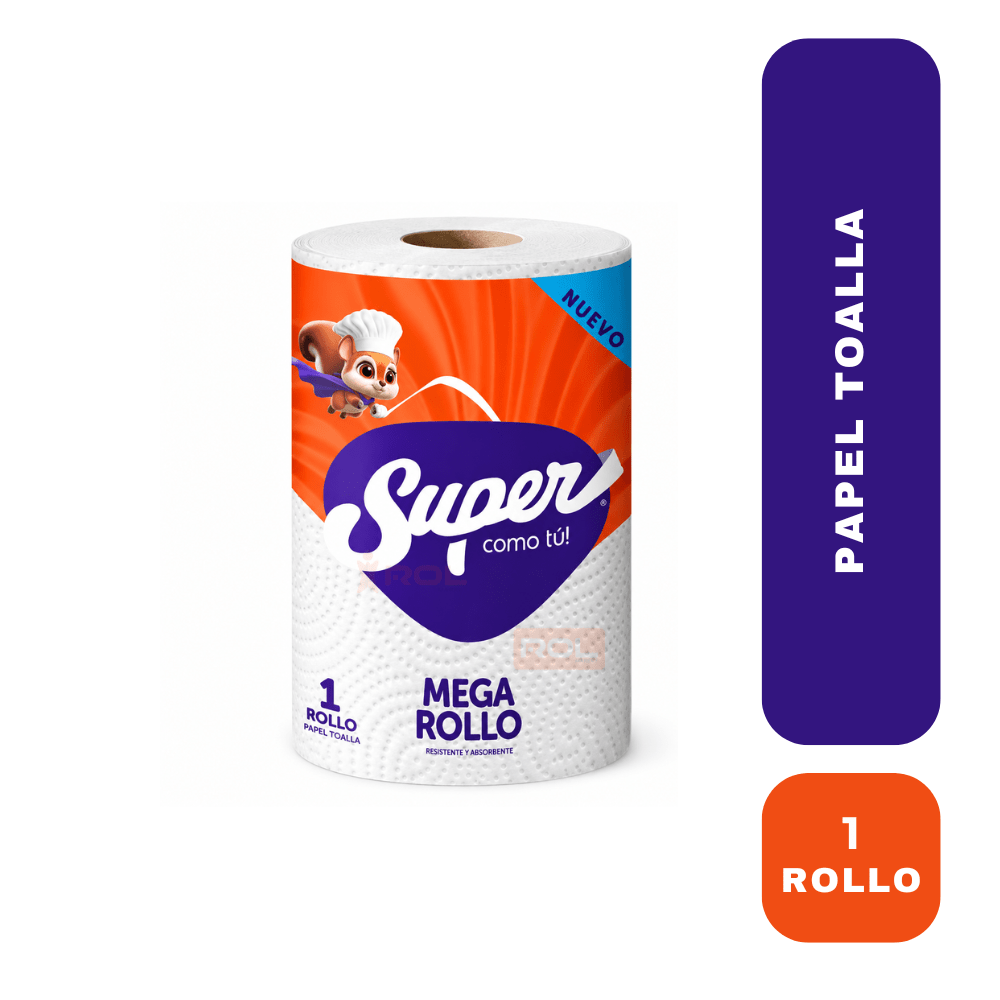 Super Papel Toalla Megarollo