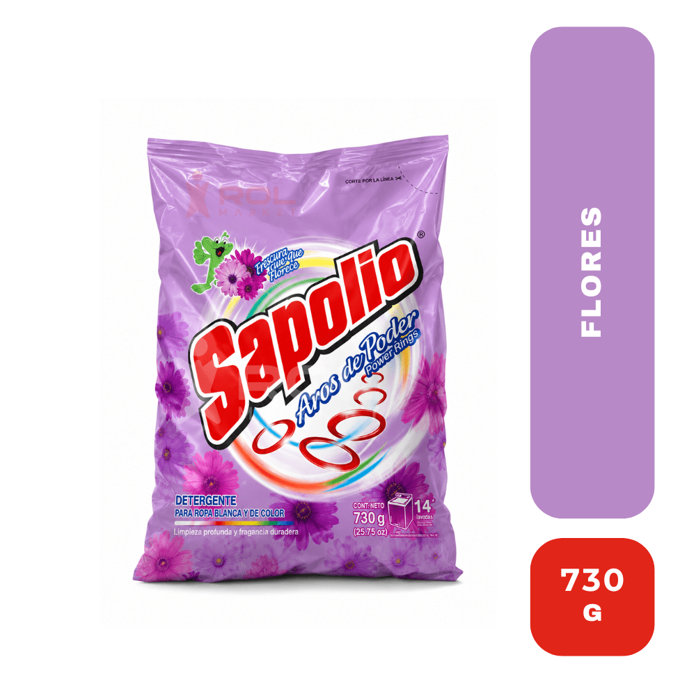 Sapolio detergente flores 730 gr.