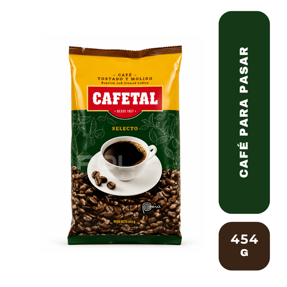 Cafetal Selecto Café Tostado y Molido 454g