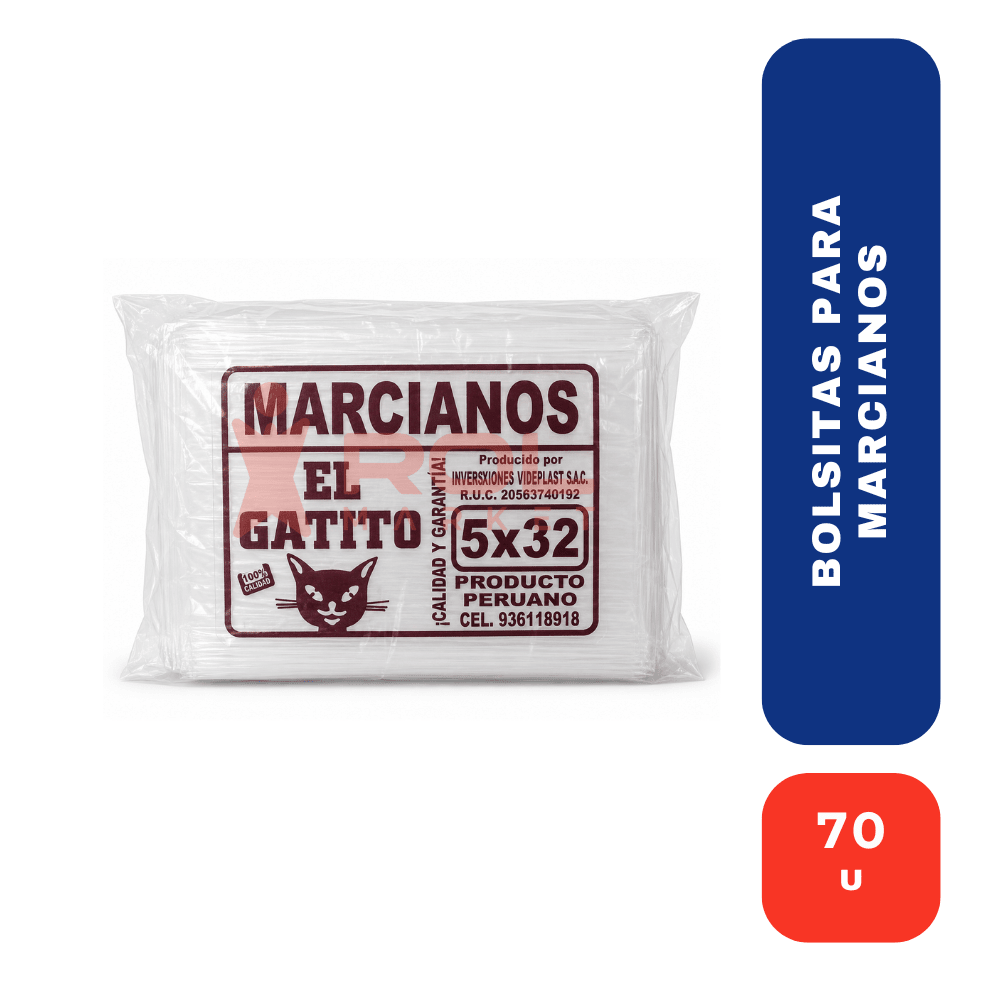 El Gatito Bolsas para marcianos 5 X 32