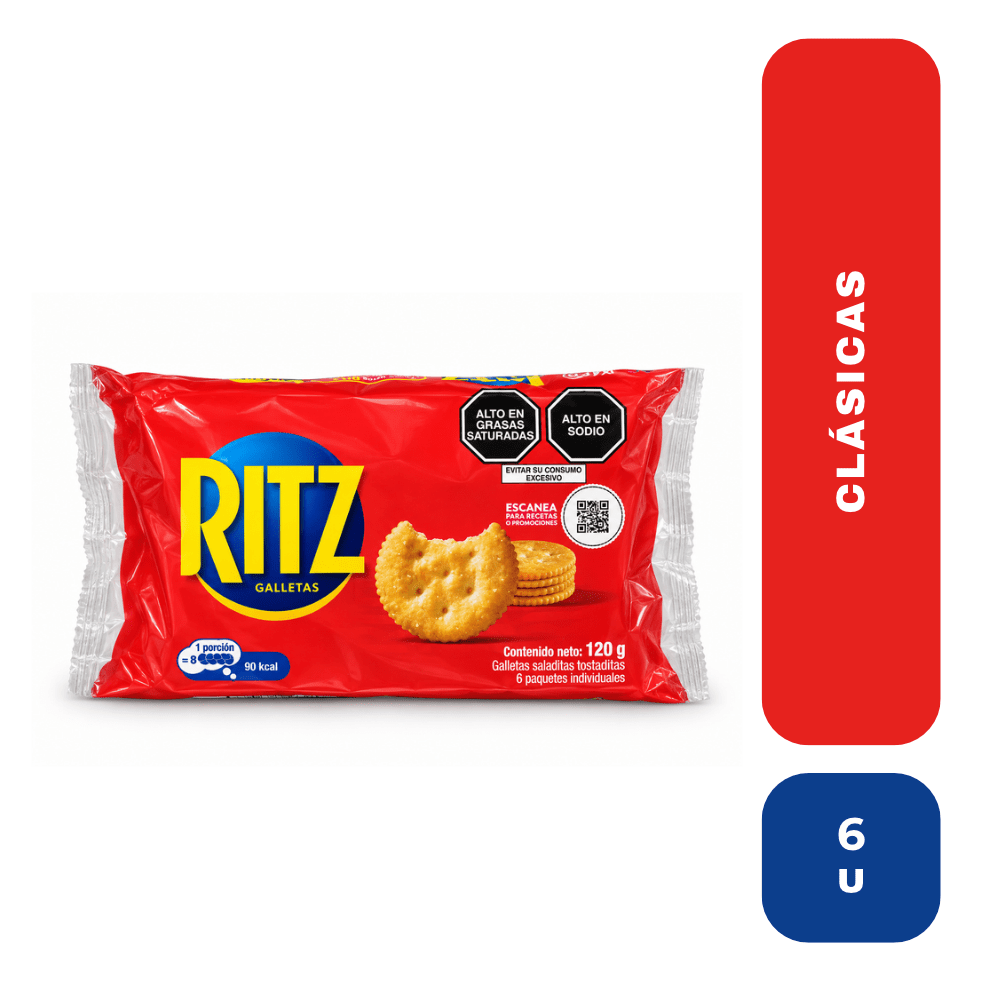 Ritz clásica pack X 6 UNID