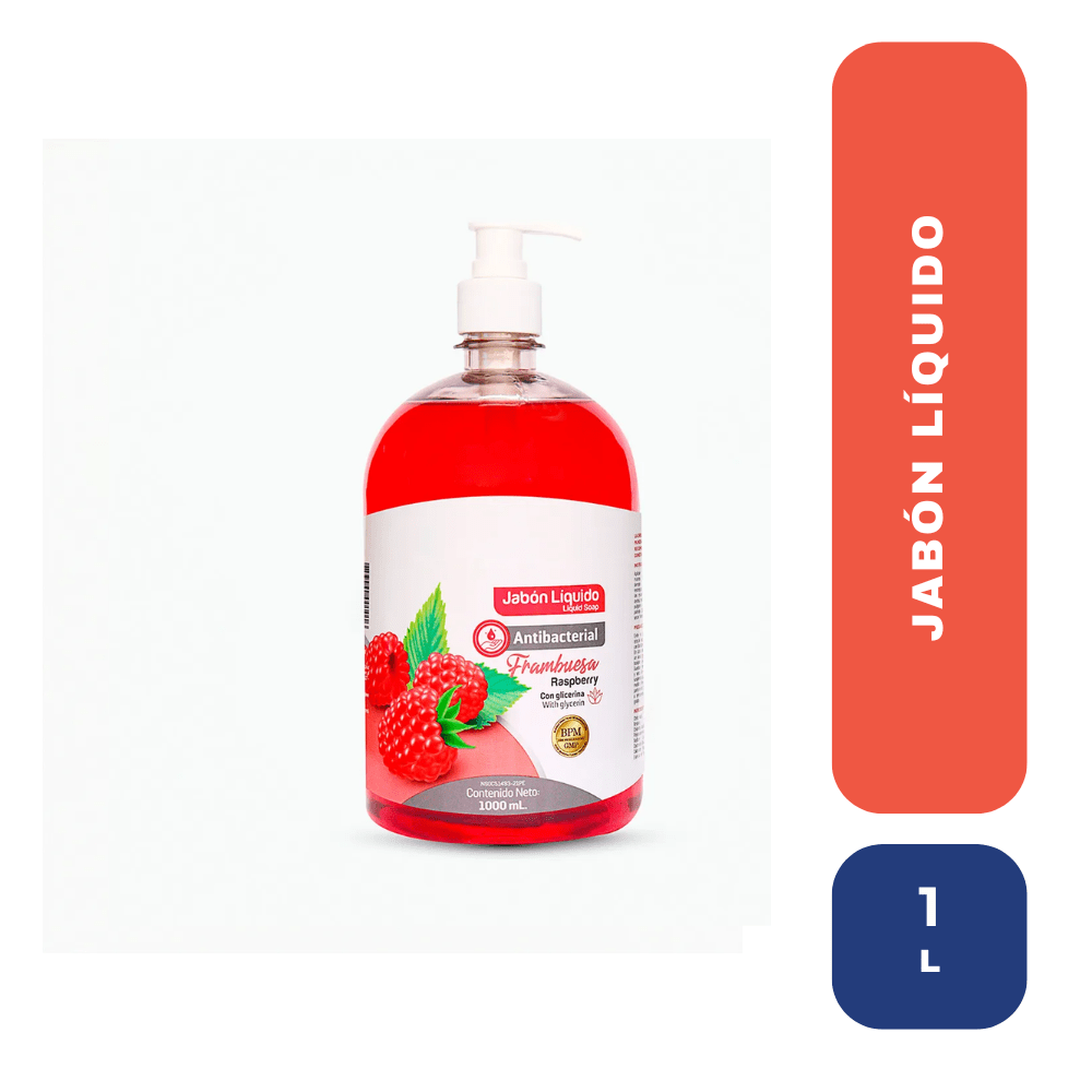 Alkofarma jabón líquido frambuesa 1L