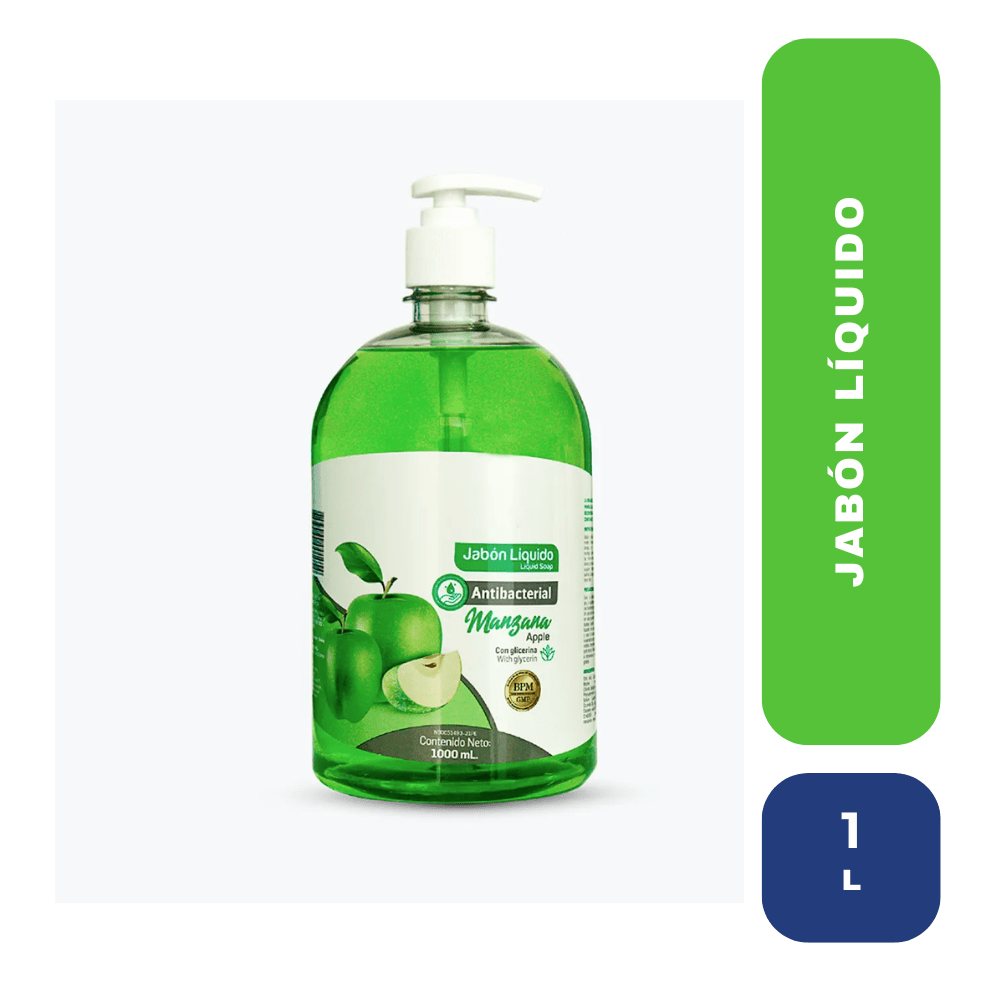 Alkofarma jabón líquido manzana 1L