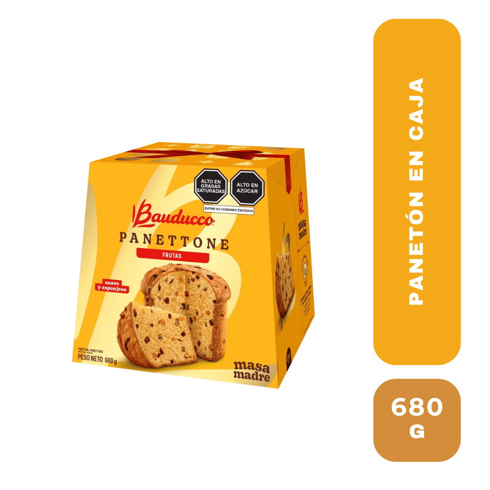 Bauducco panetón en caja 680 gr