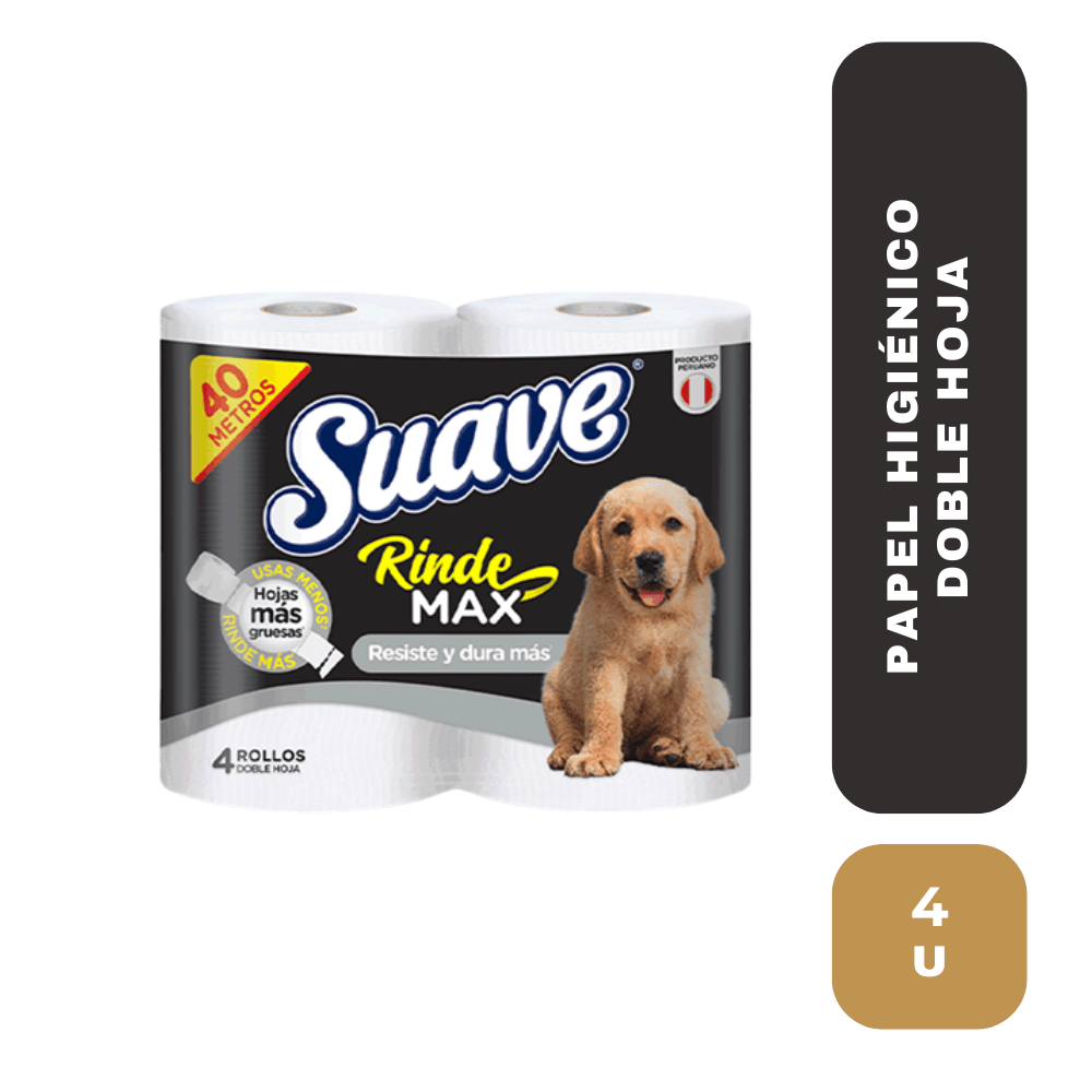Suave rindemax 40 metros 4 rollos