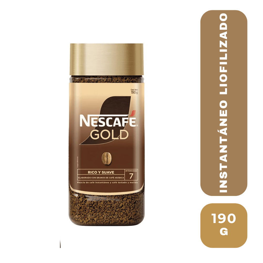 Nescafe gold frasco 190 gr.