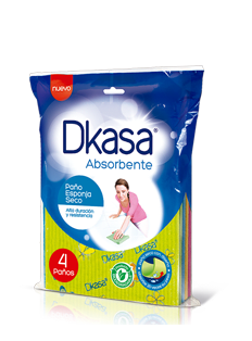 Dkasa absorbente paño esponja 4 unidades