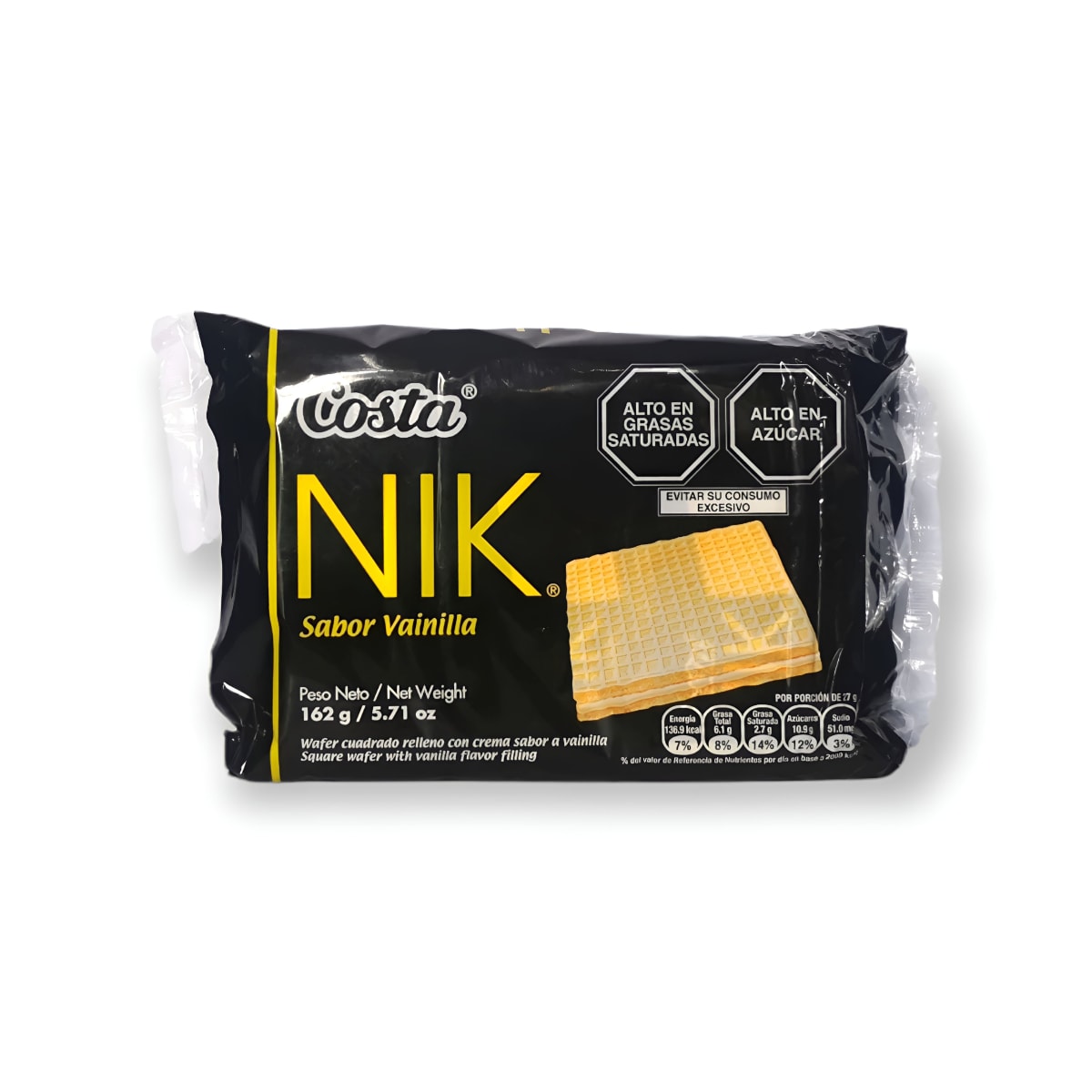 Costa nik vainilla pack x 6 unid.