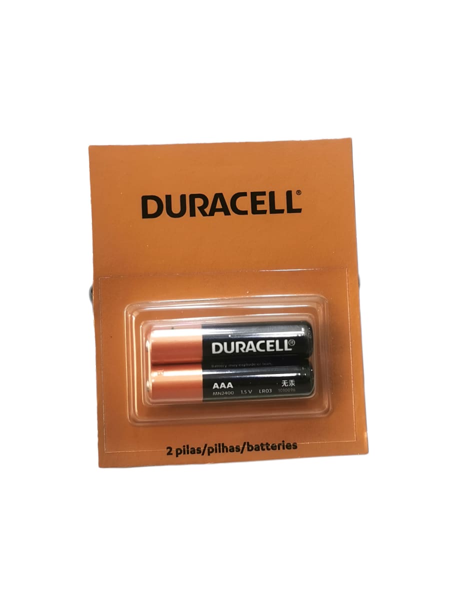 Duracell pila AAA 2 UNID