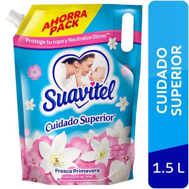 SUAVITEL fresca primavera DOYPACK 1.5 litros