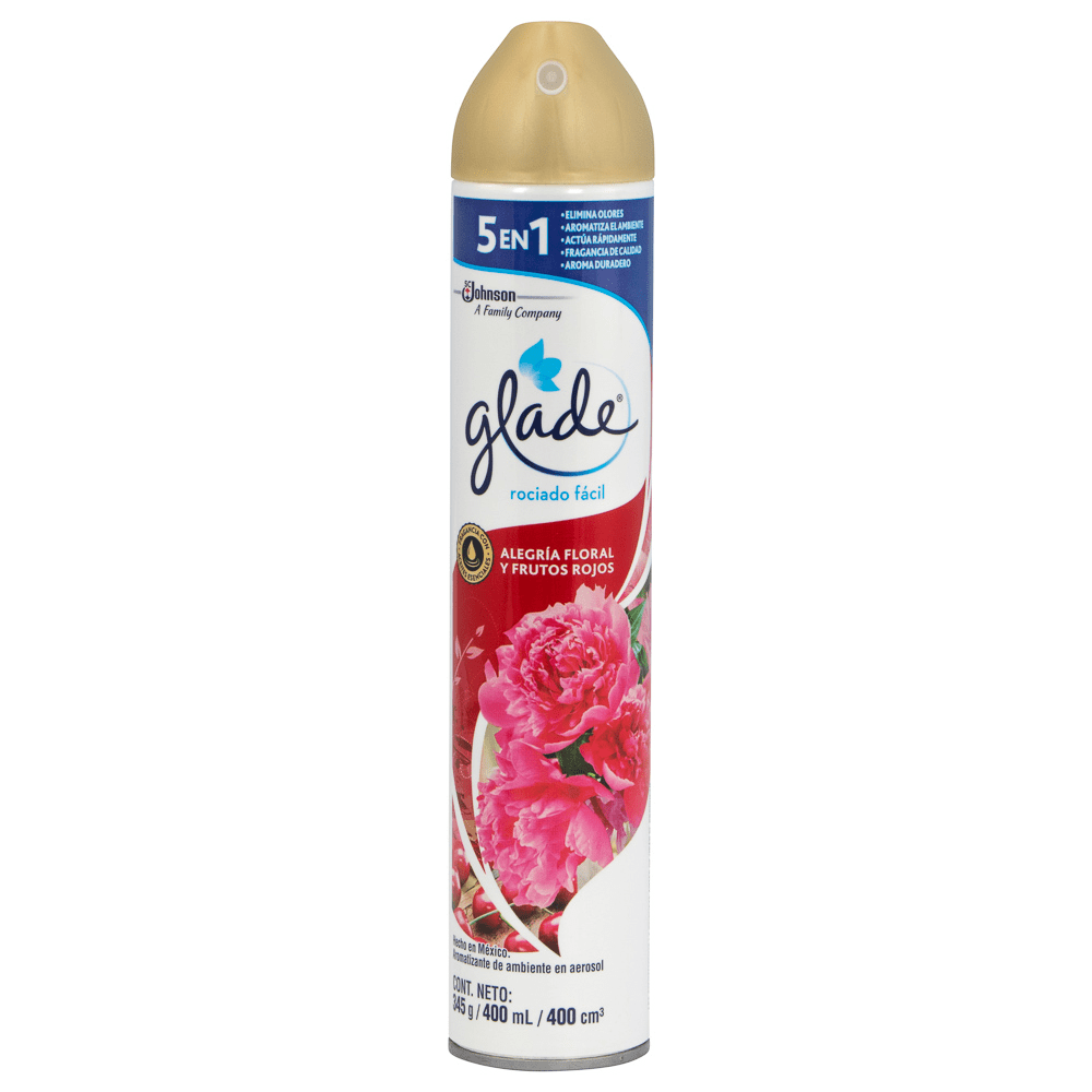 Glade rociador facil floral y frutos rojos 400 ml