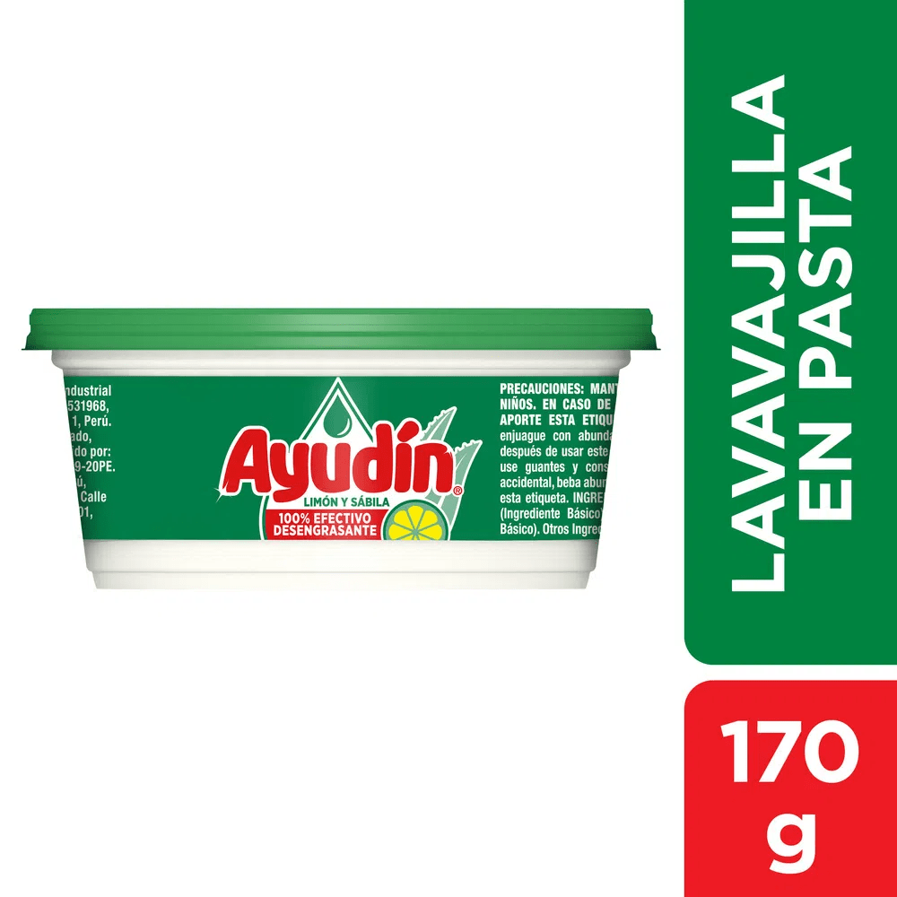 ayudin limon pasta 170 gr