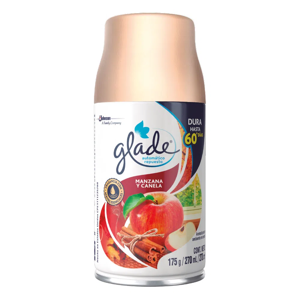 Glade automático manzana canela 270 ml