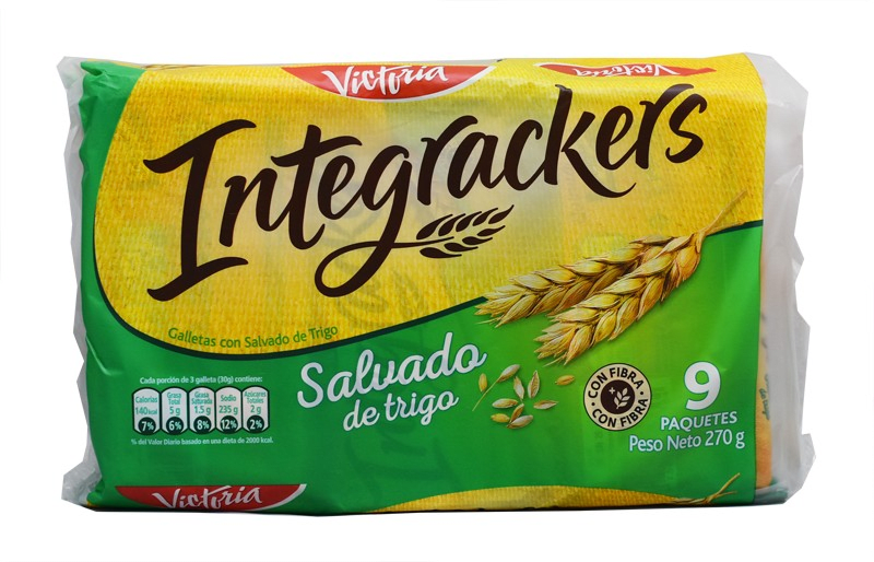Victoria Integrackers salvado de trigo X 9 unidades