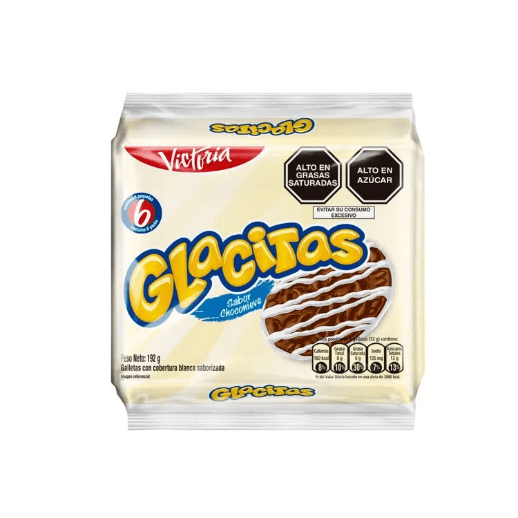 Glacitas sabor choconieve pack x 6 unidades