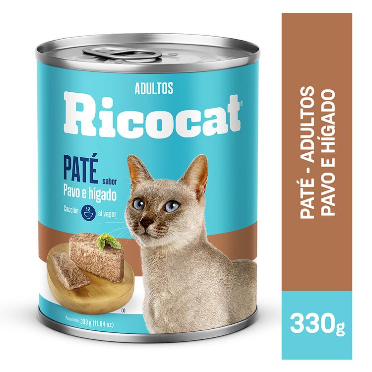 Ricocat LATA pavo e higado 330 GR