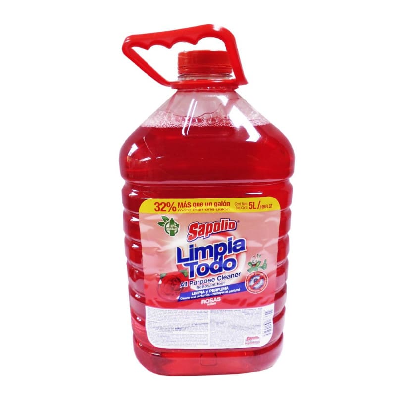 sapolio limpiatodo rosas 5 litros