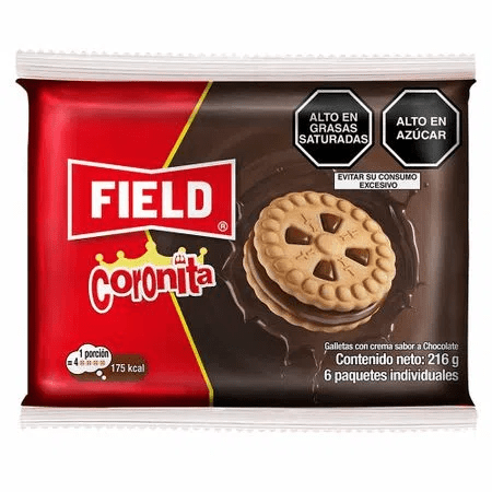 Field coronita chocolate pack x 06 uni
