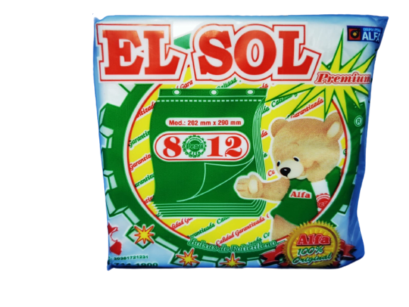 El Sol Alfa Bolsas 8 x 12