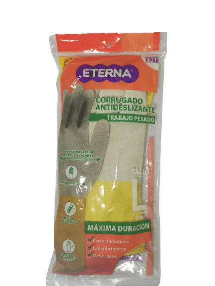 Eterna guantes corrugado antideslizante talla L