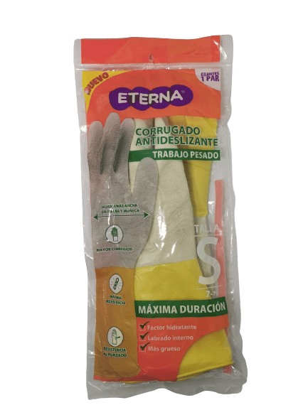 Eterna guantes corrugado antideslizante talla S