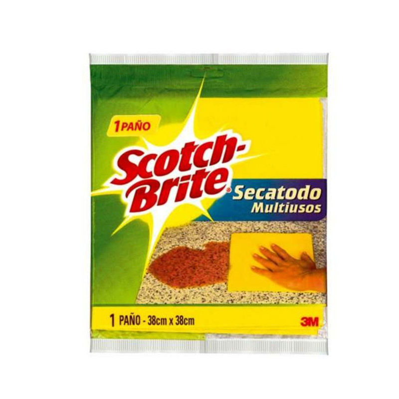 Scotch brite paño secatodo multiusos amarillo X 1 paño